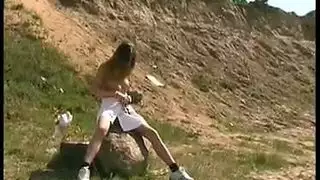 حفل ناضجة الهواة حمامات الشمس